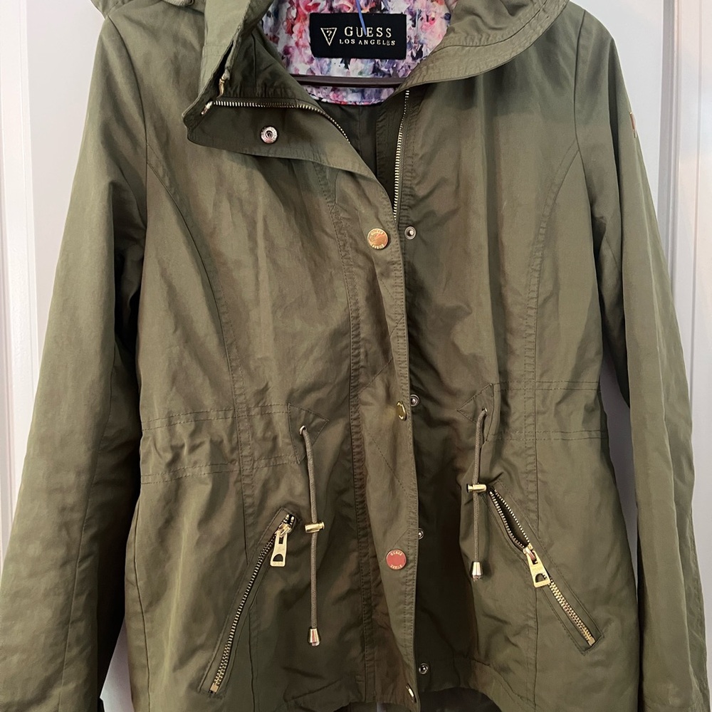 GUESS Women's Green Utility Jacket